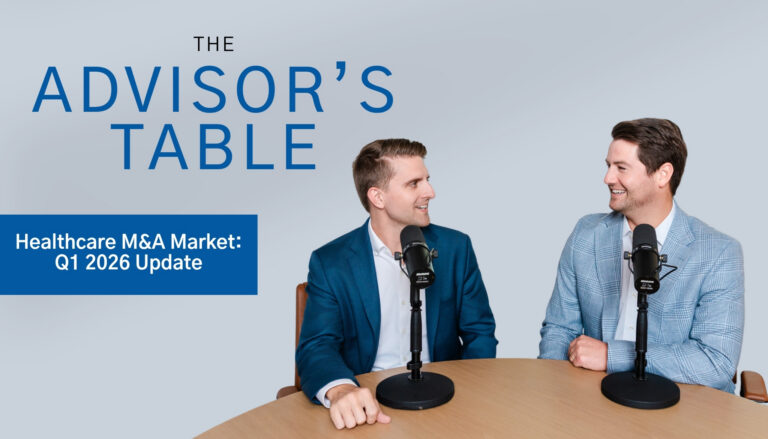 Healthcare M&A Market: Q1 2026 Update